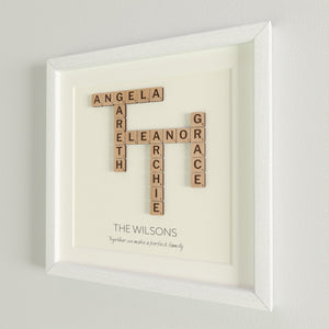 Personalised Framed Letter Tiles