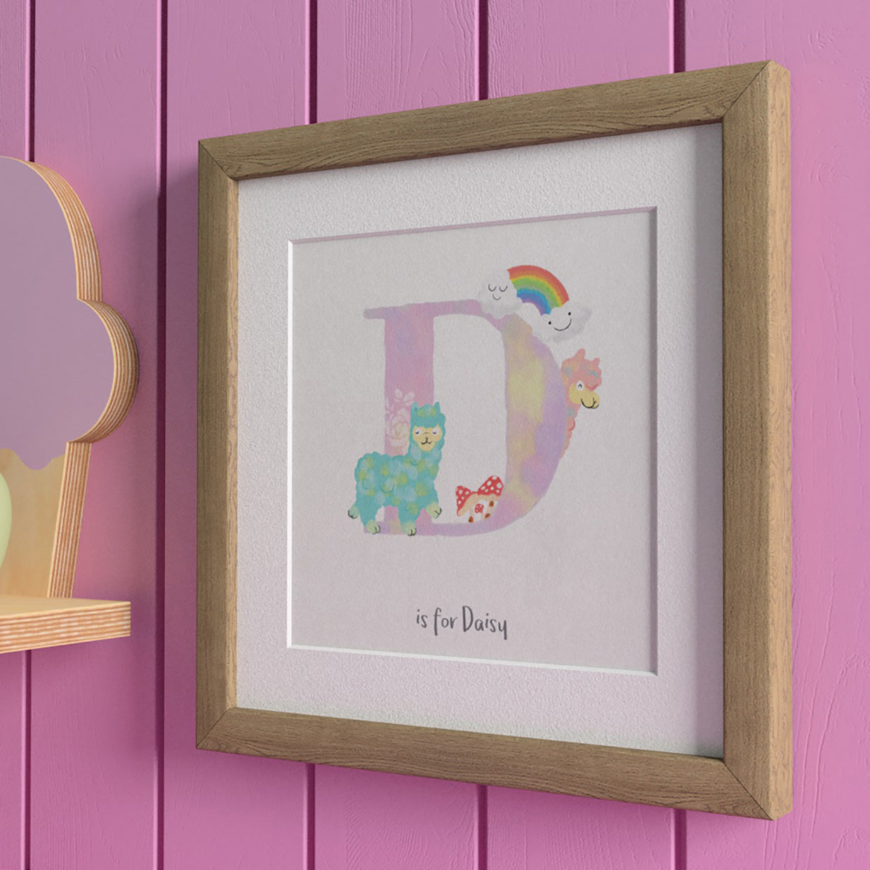 Personalised Framed Print - Fairy Themed
