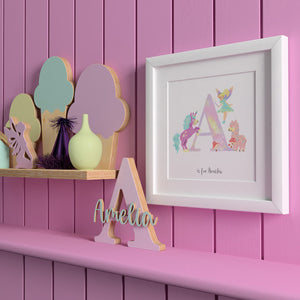Personalised Framed Print - Fairy Themed