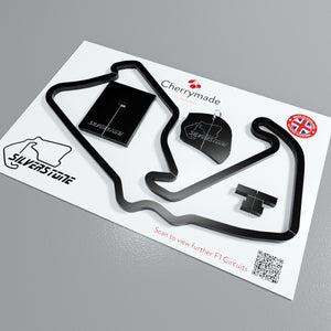 F1 Circuits Laser cut track wall art or desk decoration - with 2x FREE GIFTS