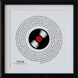 Love Song Lyrics - Vinyl Record